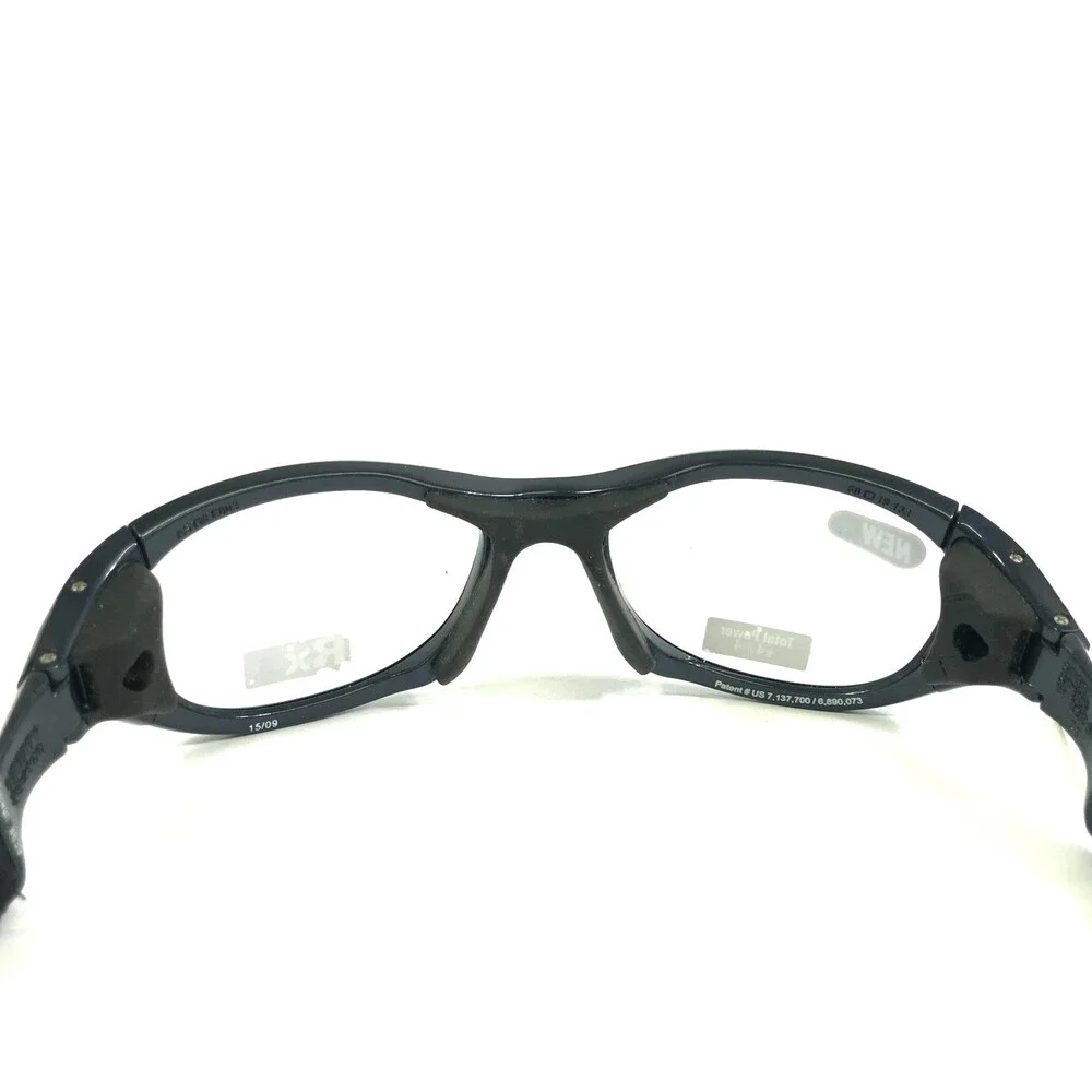 Rec Specs Eyeglasses Frames SS4100 #639 Polished Navy Blue Strap Back 50-19-133